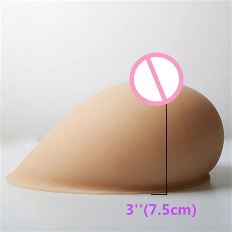 

2019 1200g Teardrop Silicone Breast Forms False Bust Enhancer Crossdresser Silicone Breasts Transvestite Fake Boobs Mastectomy