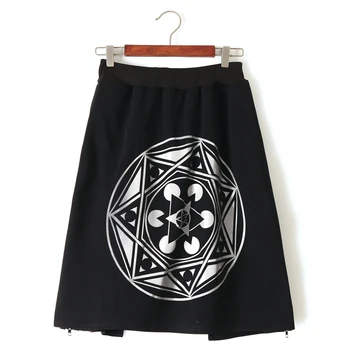 

Cotton wide leg Pants Women 2018 Knee Length sweat Pant for Women fashion trousers Sweatpants pantalon femme Patchwork Zippers