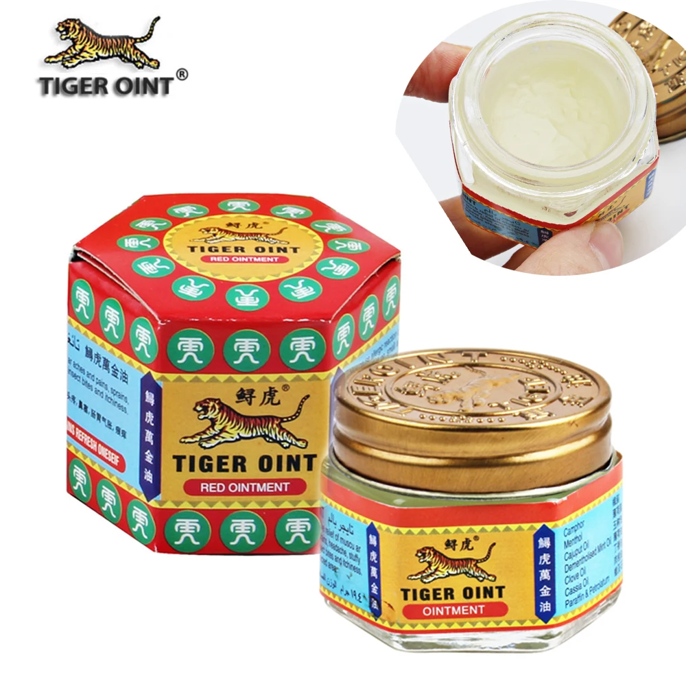 

100% Original Red Tiger Balm Ointment Thailand Painkiller Ointment Muscle Pain Relief Ointment Soothe itch 19.5g