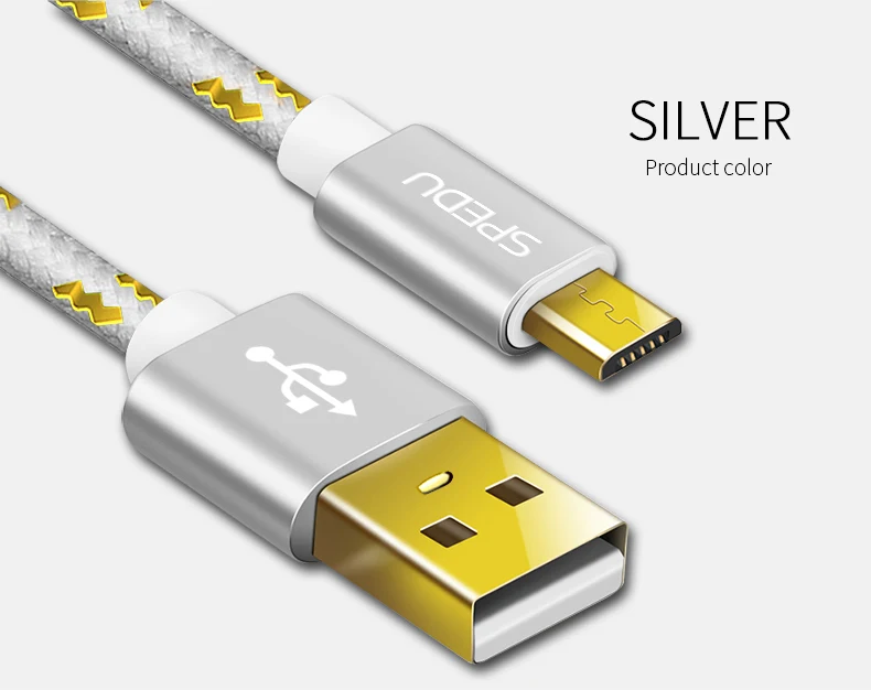 SPEDU 5 шт./лот Micro Usb кабель для iphone Xiaomi huawei samsung мобильный телефон зарядное устройство 1 м 2 м Быстрая зарядка Usb зарядное устройство(5 шт