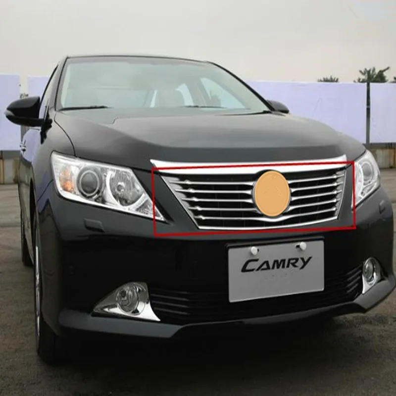 High Quality ABS Front Center Racing Grille Trims FOR TOYOTA Camry 2012