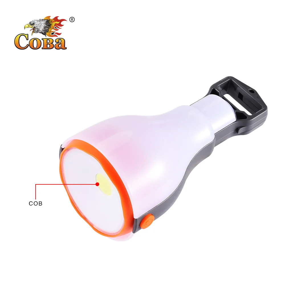 

Coba cob tent light portable led light rotate torch with magnetic waterproof new style use 3*AAA battery led lamp