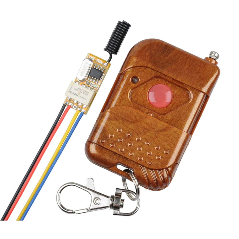 

DC3.5V-12V Mini Relay Receiver Remote Control Switches DC3.7V 4.5V 5V 6V 7.4V 9V 12V NO COM NC Micro Wireless LED Power Switch
