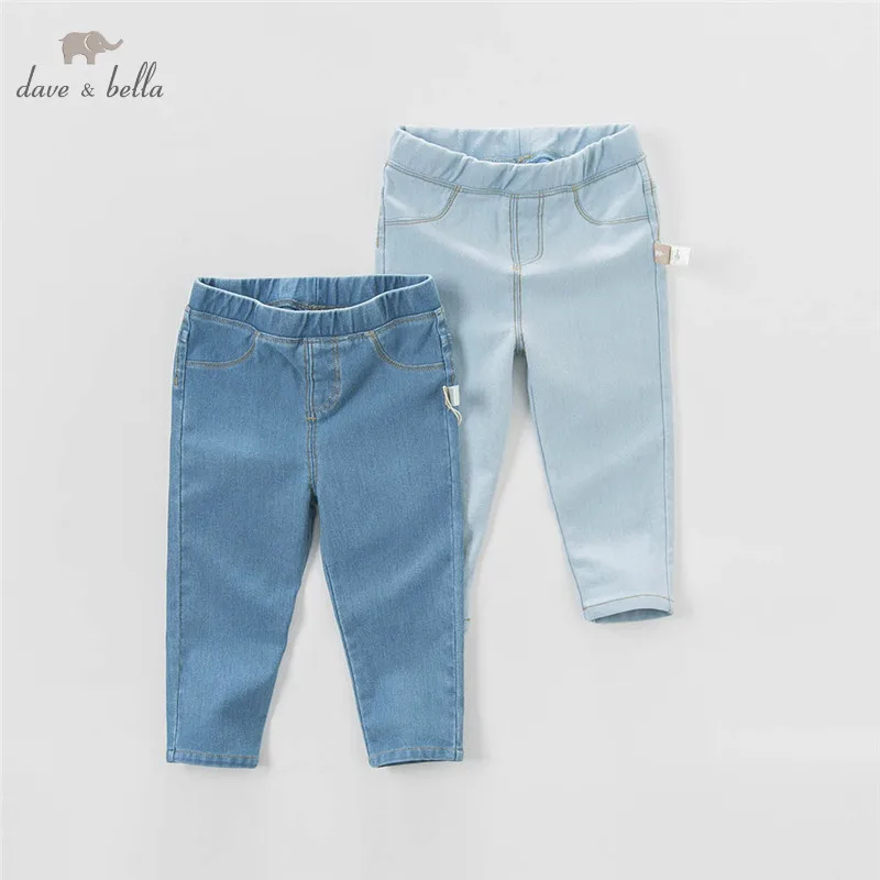 

DB5155 dave bella spring baby girls boys cuffs pants baby black trousers kids cotton pants children trousers casual pants