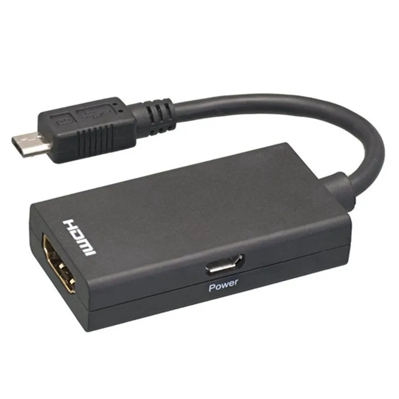 Micro-USB To HDMI Adapter For TV Monitor 1080P HD Audio Cable And HDMI Video Converter For Samsung HUAWEI HTC MHL device