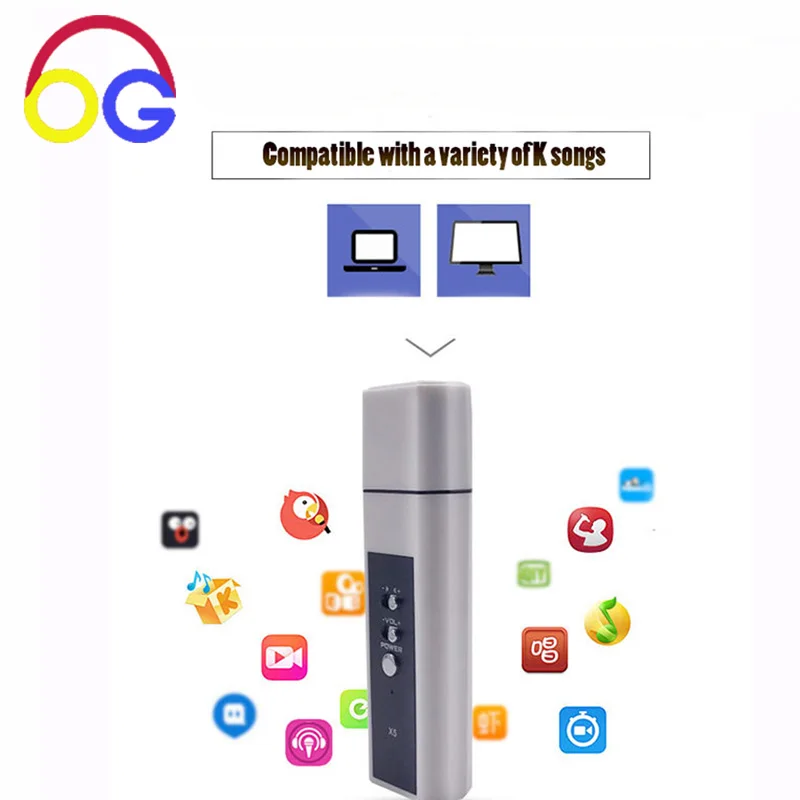 

X5 Mini Condenser Microphones Single USB Omnidirectional Karaoke Microphones for computer Professional Wired Microphone