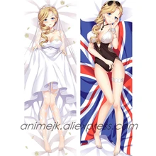 Аниме JK игры bilan hangxian Azur Lane Великобритании HMS капюшон девушка Dakimakura средства ухода за кожей наволочки Hug подушки детские Чехол Дома Кровать Декор
