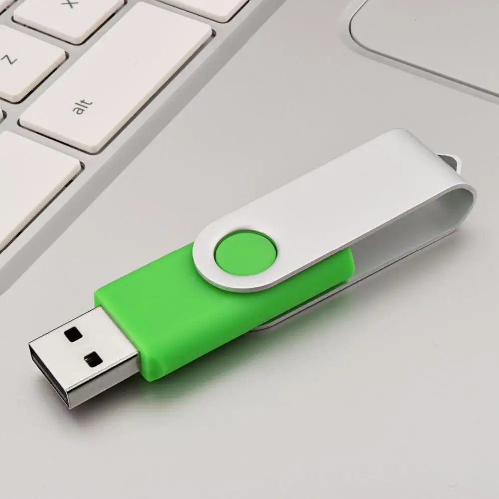 J-boxing Green 16GB USB флеш-накопители, складные ручки, поворотный флеш-накопитель, USB карта памяти для компьютера, Mac, планшета, флеш-накопитель - Цвет: Зеленый