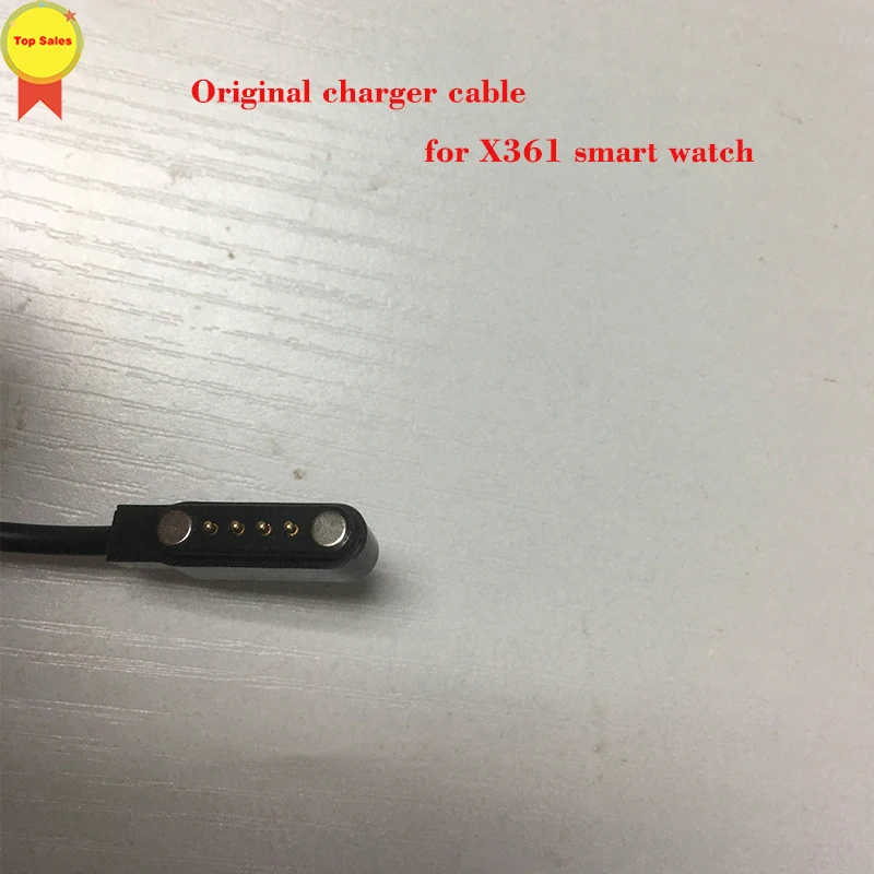 Fábrica de Alta Cabo do Carregador Cabo de Carregamento de Dados 2pin para X360 4pin para X361 Qualidade Relógio Smart X360 Smartver Ímã X361 Ver
