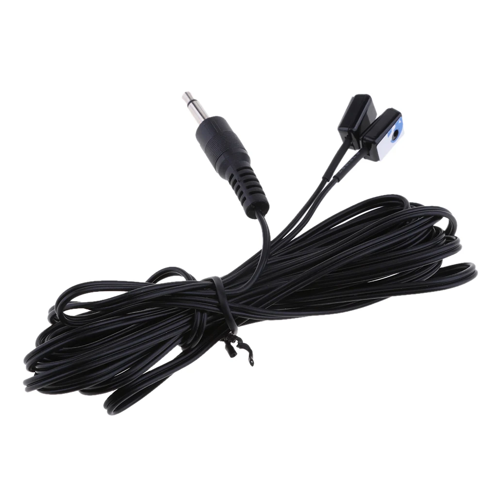 3 Meter IR Blaster Emitter Cable 3.5mm Male to 2 Transmitter Extension Cable