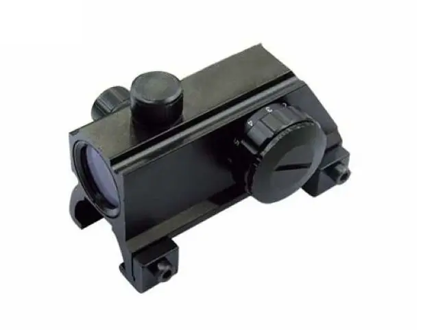 

1x20 Red Green Dot Illuminated Red Dot Rifle Scope Tactical Airsoft Hunting Reflex Sight Laser + 30mm Mount For Style MP5 G3 G36