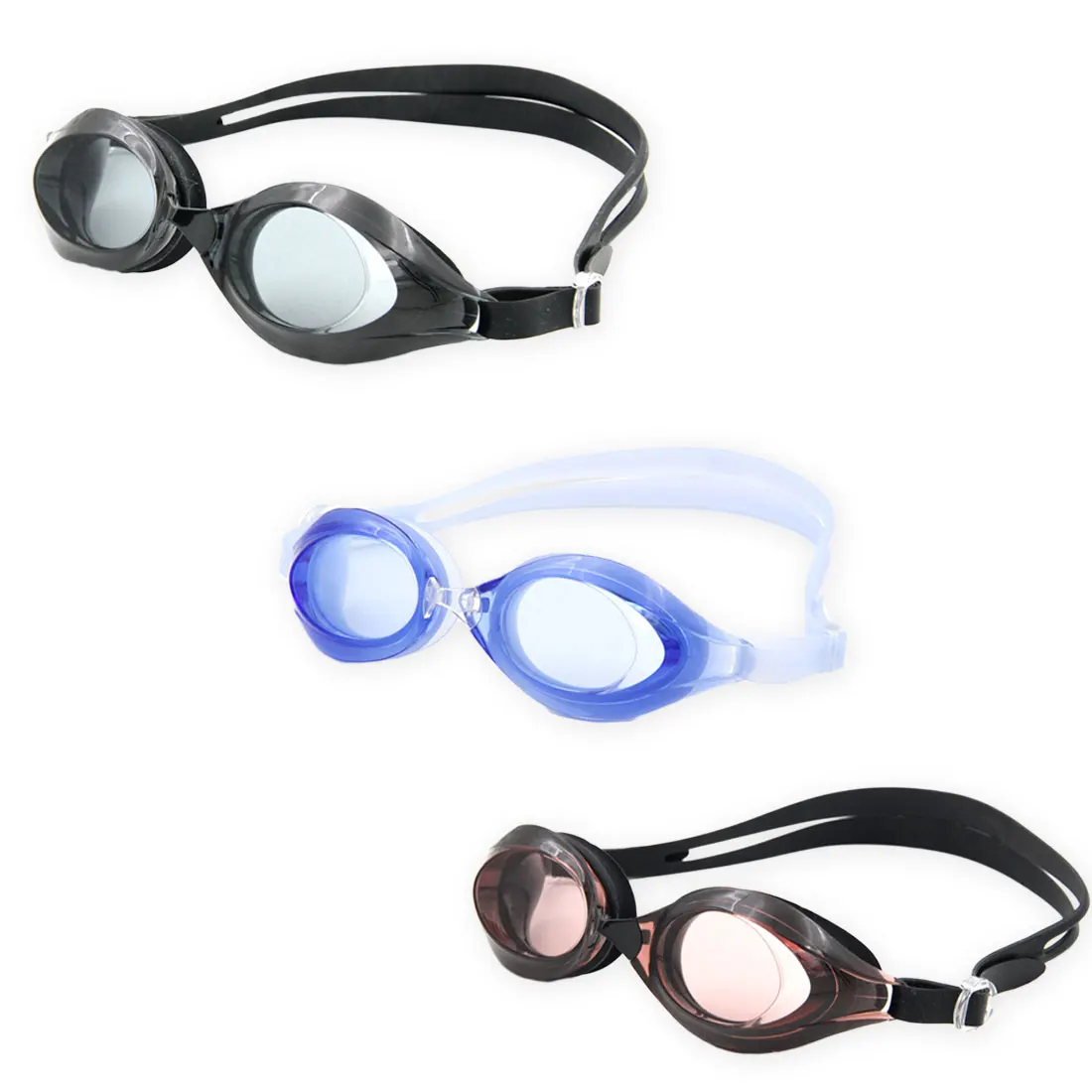 Impermeable profesional Gafas Natacion Anti niebla UV lentes de color buceo HD Gafas de natación Gafas para adultos