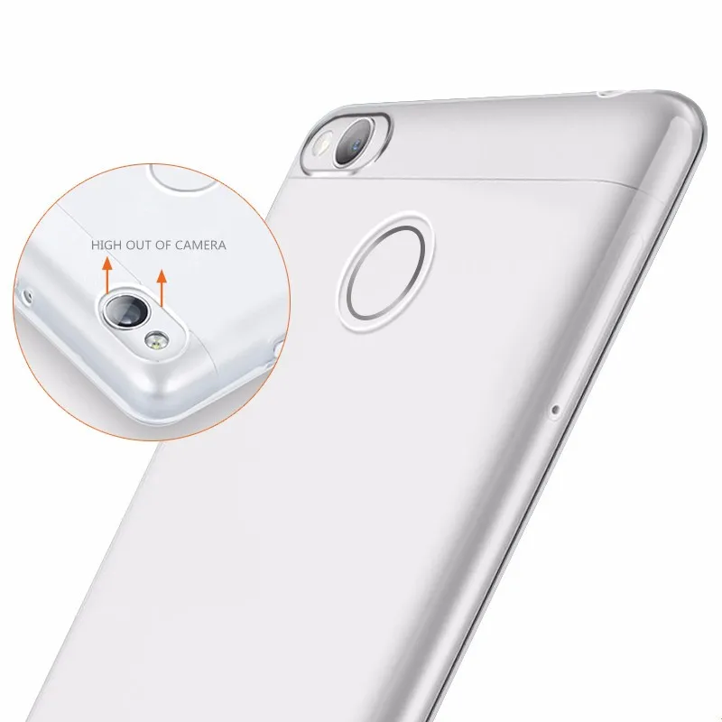 Dành Cho Xiaomi Redmi 3 S 3 S Pro Trường Hợp Ốp Lưng Silicon, Nồi Cơm Điện Từ Redmi 3 Pro Ốp Lưng Sang Trọng, redmi 3 Pro Siêu Mỏng Trong Suốt TPU Mềm Mại Ốp Lưng best flip cover for xiaomi