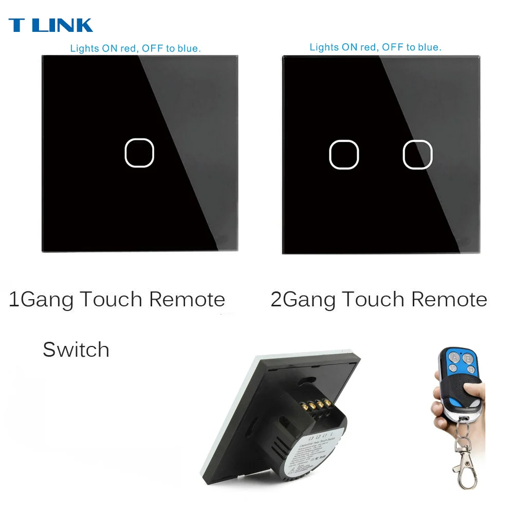 Minitiger Eu Standard Touch Switch 1 2 3 Gang 1 Way Wall