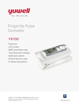 Yuwell YX100 Medical Household Digital Fingertip Pulse Oximeter Blood Oxygen Saturation Meter Finger SPO2 PR Monitor Tool CE