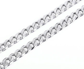 

Pure S990 Sterling Silver Necklace chain Men's Chain