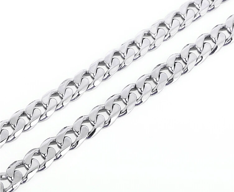 Мужская цепочка из чистого серебра S990|chain comb|chain catcherchain block |