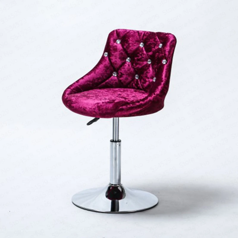  B Bar stool modern minimalist bar chair lift rotating backrest chair home high stool bar nails stoo