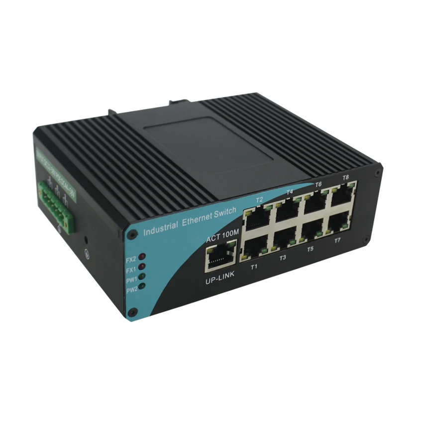 

WangLink industrial grade POE ethernet switch 8port 10/100M IP40 ourdoor ethernet switch POE switch