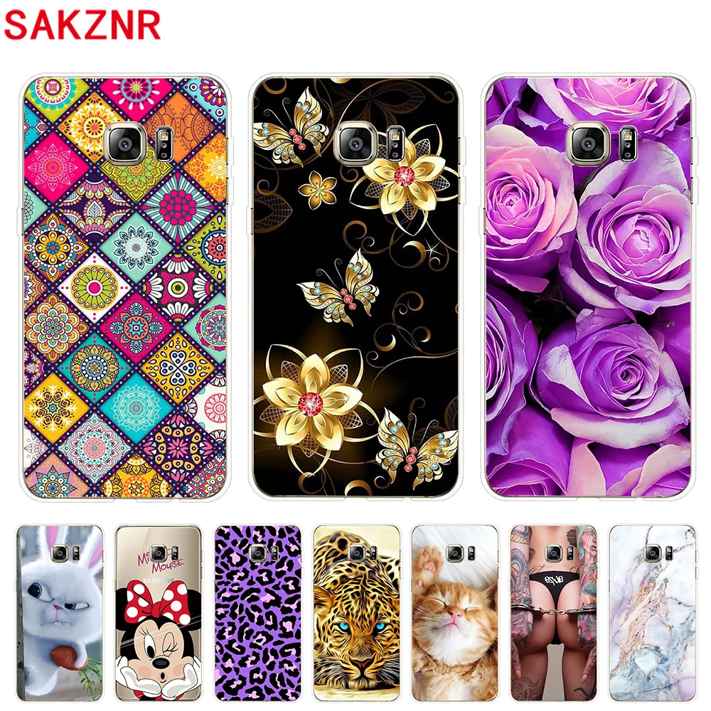 Case for Samsung Galaxy S6 5.1&quot Cover Silicone For S 6 Soft Edge Phone |