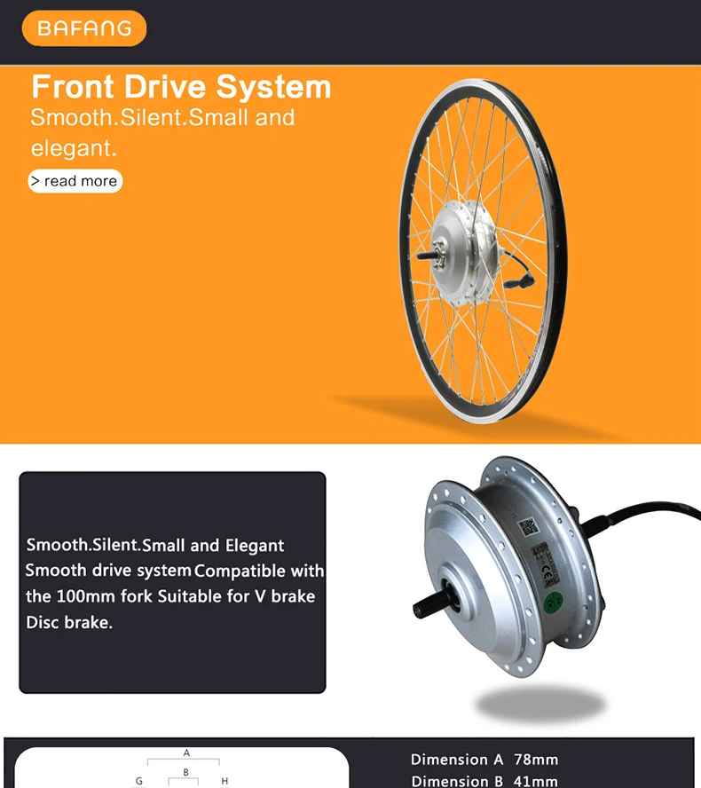 Best 48V 500W ebike kit Bafang 8FUN Front Rear Hub Motor Wheel for Bicycle Electric bike conversion kit motor wheel brushless gear 9 Best 48V 500W ebike kit Bafang 8FUN Front Rear Hub Motor Wheel for Bicycle Electric bike conversion kit motor wheel brushless gear 9