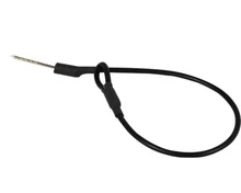 EAS steel wire lanyards for hard tag twisted Multi-fibre steel wire