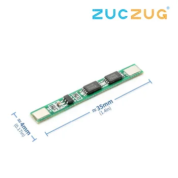 

Single-section dual MSO 3.7V lithium battery board for 18650 polymer lithium battery pack