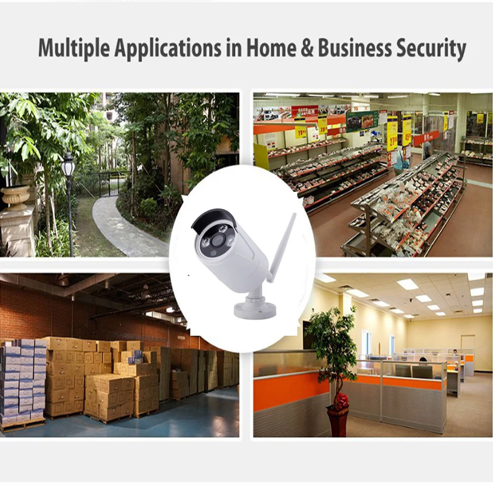 LOFAM домашняя HD 8CH CCTV система Беспроводная 960P NVR 8 шт. 1.3MP ИК наружная P2P Wifi IP камера