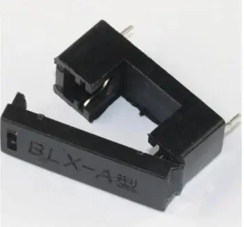 

20pcs/lot BLX-A 5x20mm fuse holders 5X20 insurance tube socket fuse holder for 5*20 insurance fuse holder 23MM black