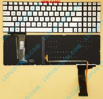 

Original RU Keyboard for ASUS N552 N752 N551 G551 GL551 N751 keyboard with backlight silver 9Z.N8BBU.T0R KEYBOARD NSK-UPTBU 0R
