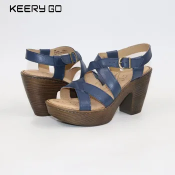 

New Leather Sandals Women sandals Cross Rome women's sandals High-heeled Sexy Sandals Woman