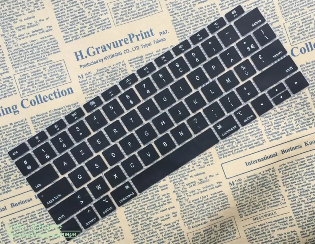 

French Franch Clavier Coque de Protection AZERTY keyboard cover For Apple Macbook New Air 13 with Retina Display Touch ID A1932