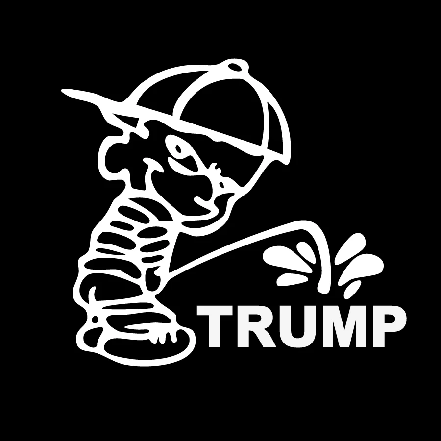 Забавная виниловая наклейка с Дональдом Трампом наклейки изображением