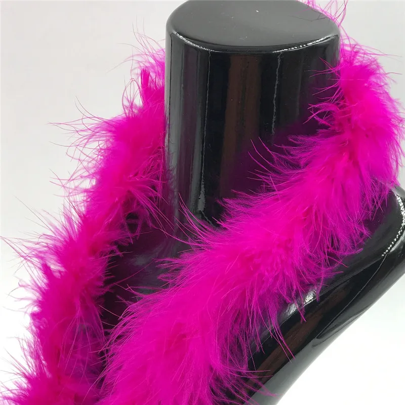 Six Colors Fashion Colorful Long Fluffy Cheap Feather Boa For Super