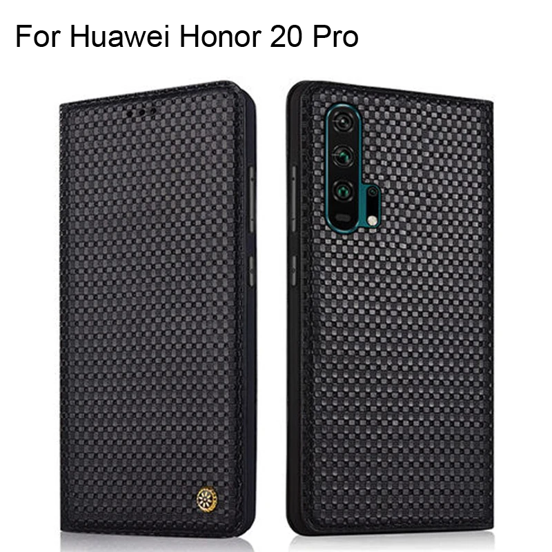 Чехол для Huawei Honor 20 Pro роскошные чехлы из натуральной кожи защитный кожаный чехол