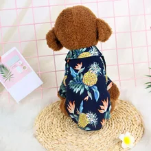 Одежда, одежда для щенка, рубашка поло, гавайская рубашка для домашних животных, одежда, маленькие собачки чихуахуа, модная летняя собака, французский Бульдог