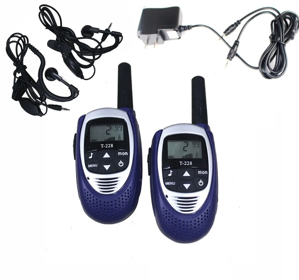 2 шт. портативная мини рация walky talky T228 длина 500 метров для детей|walkie talkie pair|walkie