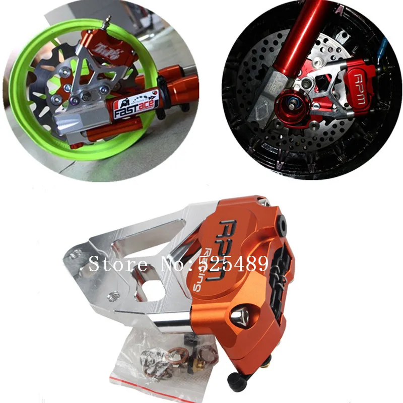 

RPM Brand CNC Motorcycle Scooter 30mm Front Fork Brake Calipers+200mm/220mm Disc Brake Pump Adapter Bracket For Yamaha pit bike