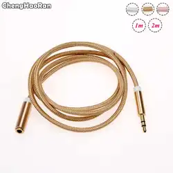 ChengHaoRan удлинитель для наушников 3,5 мм Jack мужчин и женщин AUX кабель M/F аудио стерео Удлинитель шнур наушников 3,5 мм кабель