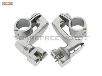 

32mm 1 1/4" Motorcycle Passenger Foot Rests Highway Peg Mount Kit case for Harley Honda Suzuki Kawasaki Yamaha Engine Guard