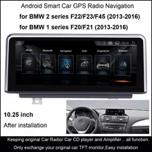 10.25″Android 4.4 Car Radio Stereo for BMW 1 Series F20/F21 (2013-2016) 2 series F22/F23/F45 (2013-2016) GPS Navigation WiFi