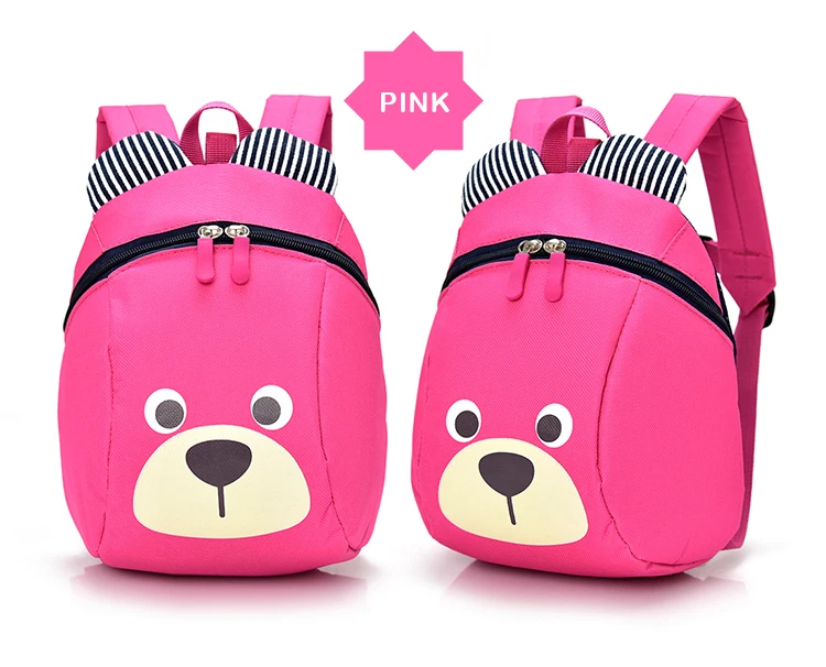 Mochila infantil anti-perda, mochila ajustável anti-perda em design para crianças pequenas