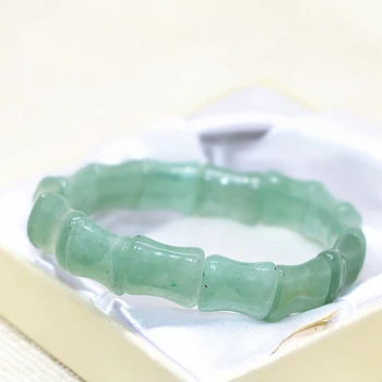 

12*15mm natural green natural stone chalcedony bracelets jades women high quality fashion charms elegant jewelry 7.5inch B1696