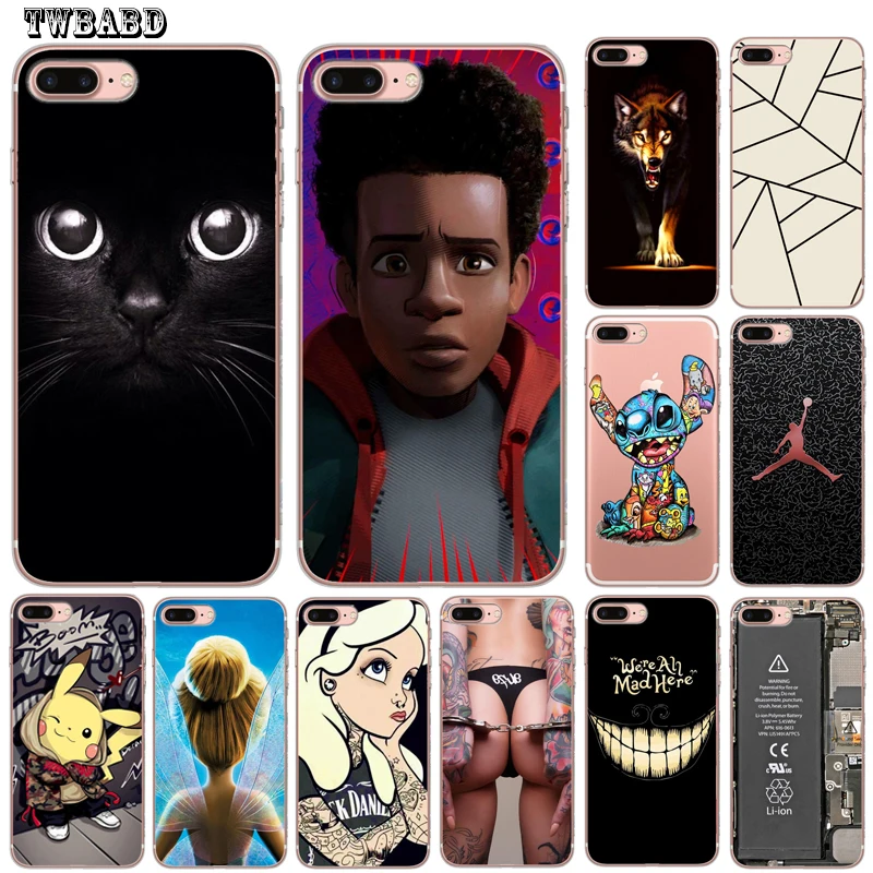 FOR iPhone 5 5S SE 6 6S 7 8 Plus Case Cover Soft Silicon Phone sFOR iPhone 8 Case sFOR iPhone 7 Case FOR iPhone 5S