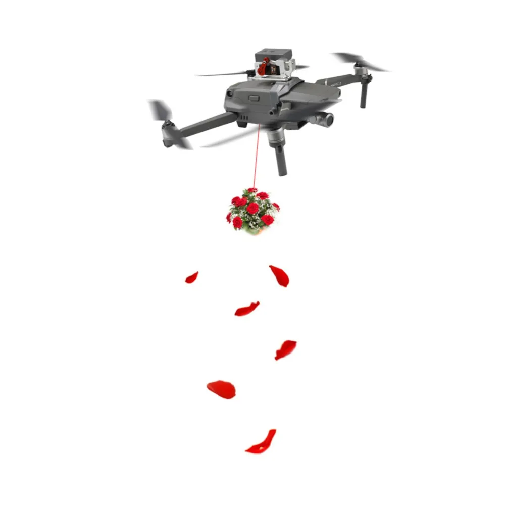 DR2534G  fish bait thrower air drop for Mavic 2 pro (5)