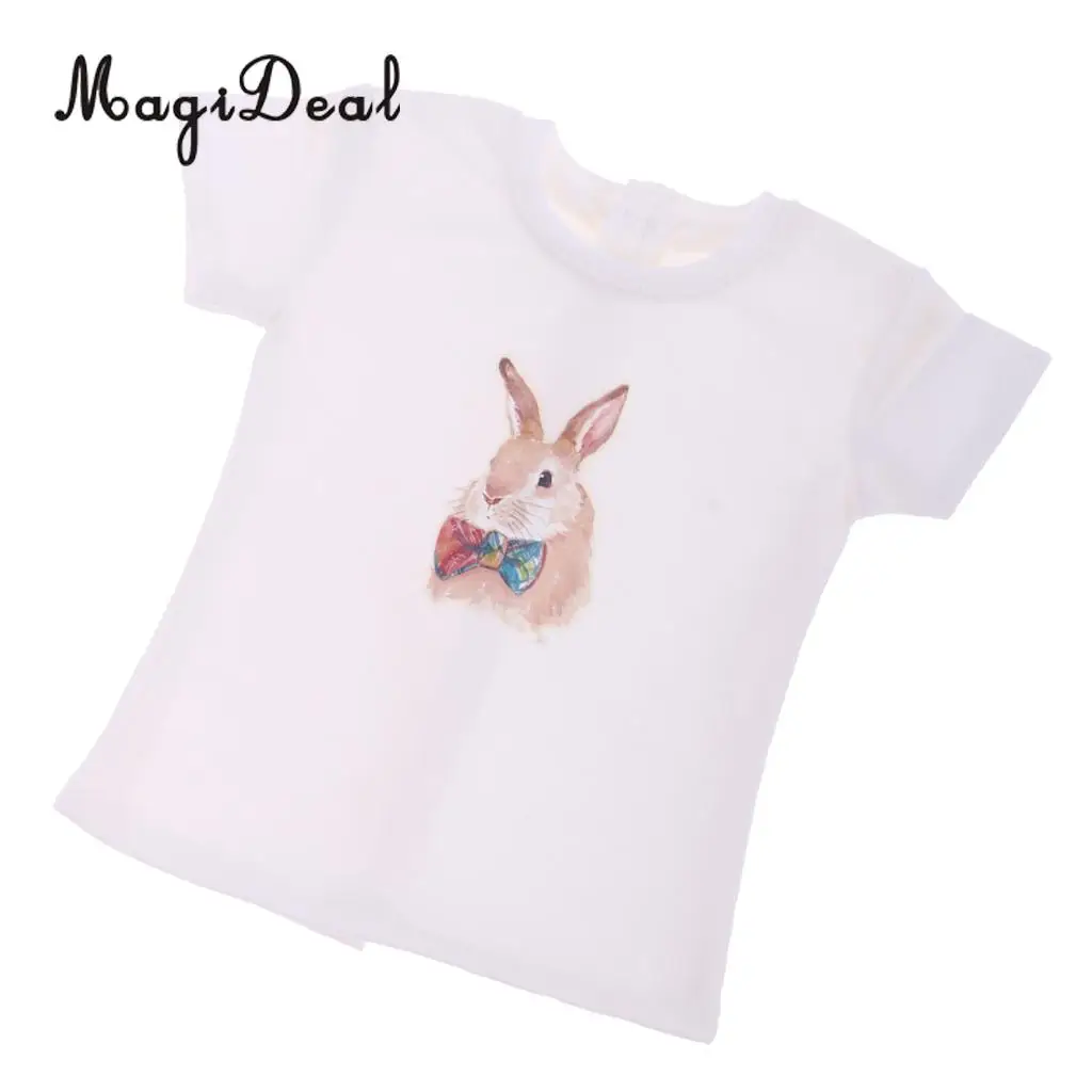 Цельнокроеное милое платье-футболка с короткими рукавами для 1/3 1/4 BJD для SD для Dollfie аксессуары для кукол детский подарок