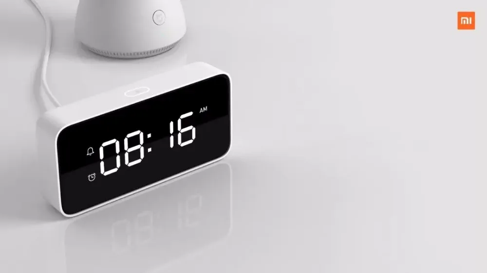 Смарт будильник Xiaomi Xiaoai с голосовым оповещением настольные часы Dersktop из АБС