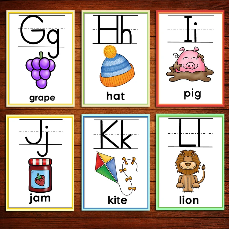 Flash com Animais Cartões de Palavra Educativos para Crianças Auxiliares de Ensino Alfabeto Inglês Aprendizagem Cartão Cedo Brinquedos Professor 26 3 Weddings & Events