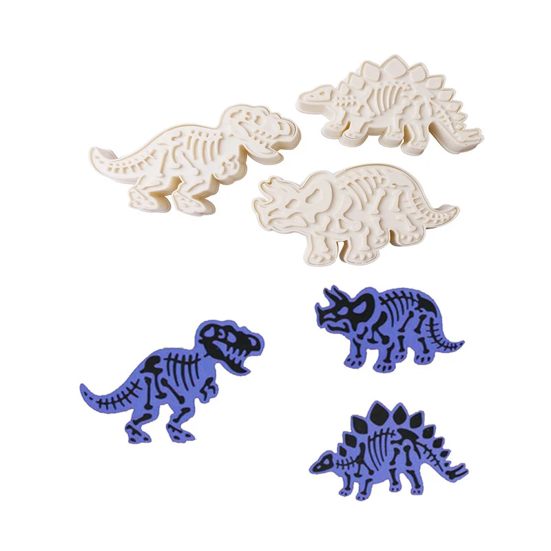 

Starlinkstar 6pcs/sets Dinosaur Cookie Cutter Mold For Austin Frates Dropshipping