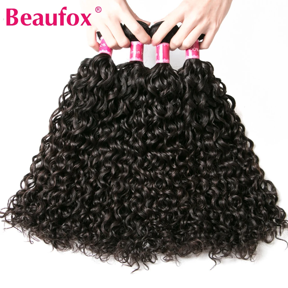 Beaufox Peruvian Water Wave Bundles With Closure 100% Remy Human Hair Bundles With Closure 3 Bundle With Closure Free Part Beaufox Peruvian Water Wave Bundles With Closure 100% Remy Human Hair Bundles With Closure 3 Bundle With Closure Free Part